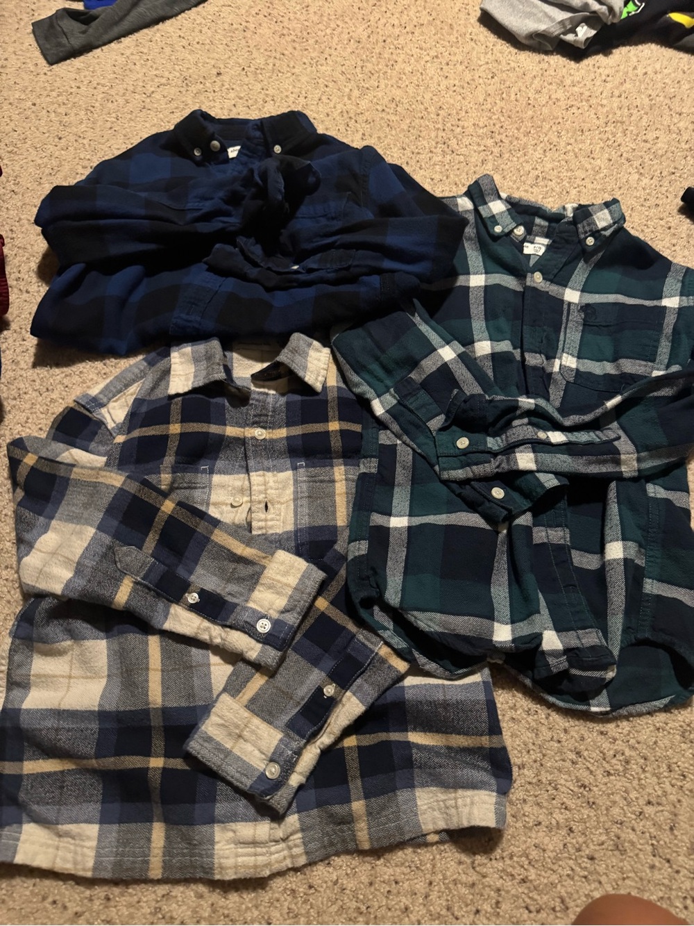 Abercrombie 9/10 flannel lot